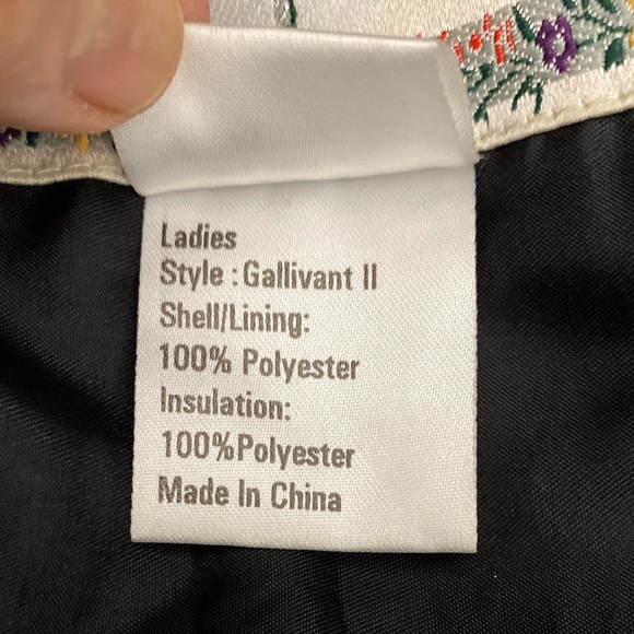 Obermeyer Gallivant ll Embroidered Hooded Ski Jumpsuit  Size petite 8 Teal grey - Picture 13 of 14